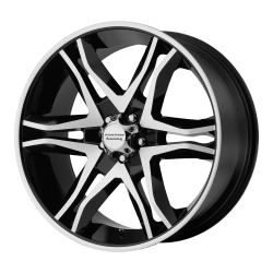 example of split spoke rims for muscle cars