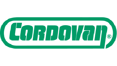 Logo of Cordovan with green text and border.