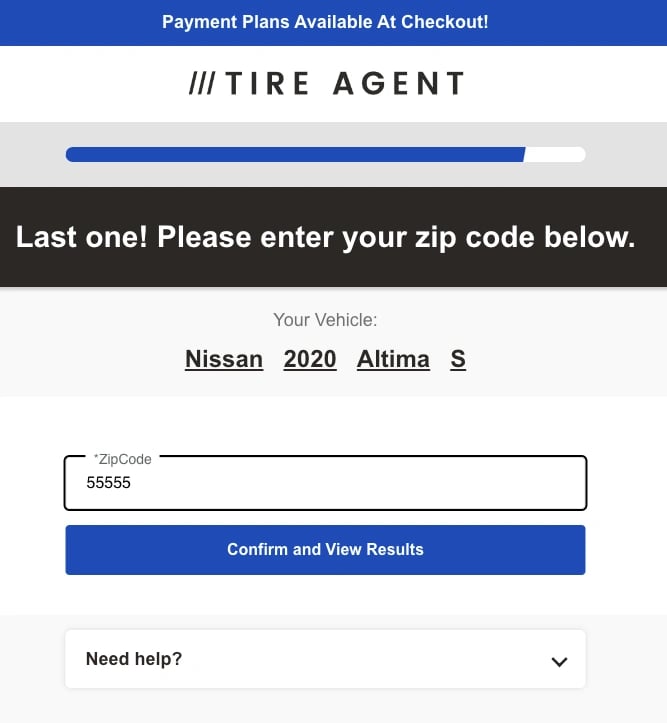 enter your ZIP code to find tires near you