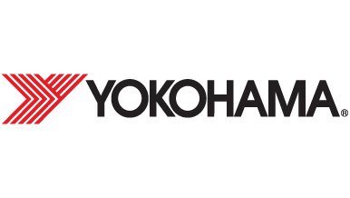 Yokohama logo with red chevron design and black text.