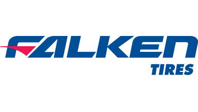 Falken Tires logo with blue text and a red graphic element.