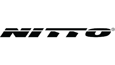 Nitto logo in bold black lettering.